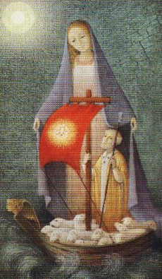 Marie, les trois blancheurs, d’après saint Jean Bosco.