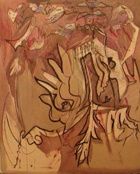 « 11 septembre » du peintre Cristian de León.