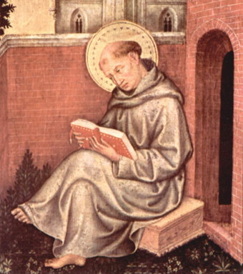 Saint Thomas d’Aquin par Gentile da Fabriano.