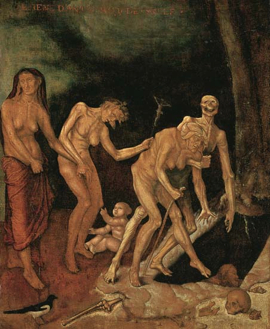 Marche à la mort du peintre Hans Baldung.